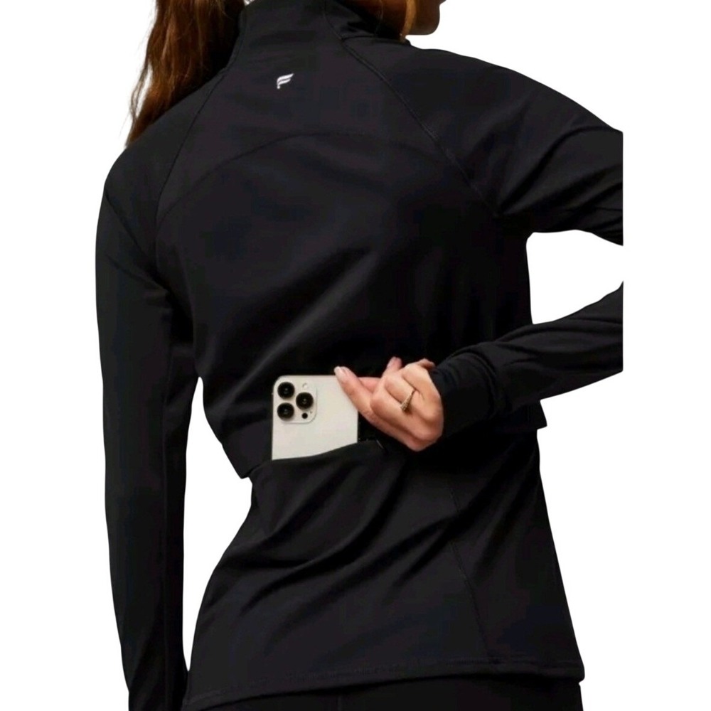 Fabletics Trinity Performance Jacket Black Full Z… - image 4